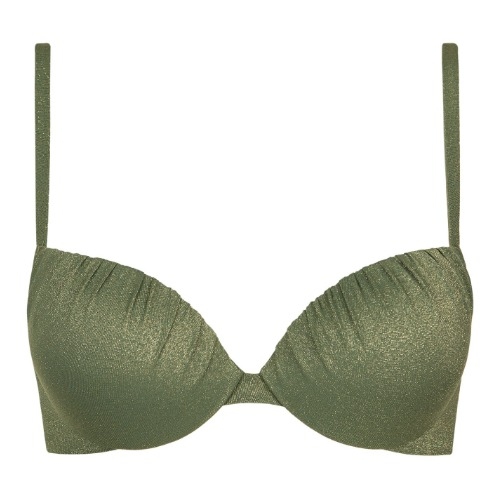 Lisca Swimwear Imperia olive green push up bikini bra