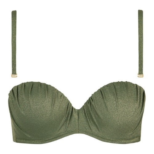 Lisca Swimwear Imperia olive green padded bikini bra
