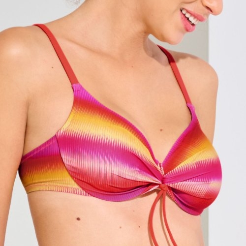 Lisca Swimwear Osaka pink soft-cup bikini bra