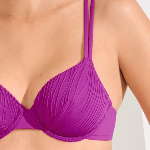 Lisca Swimwear Sorrento fuchsia soft-cup bikini bra