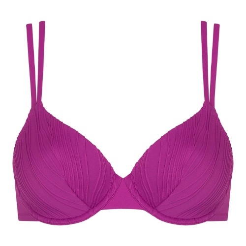 Lisca Swimwear Sorrento fuchsia soft-cup bikini bra