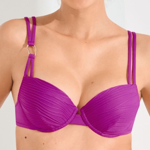 Lisca Swimwear Sorrento fuchsia padded bikini bra