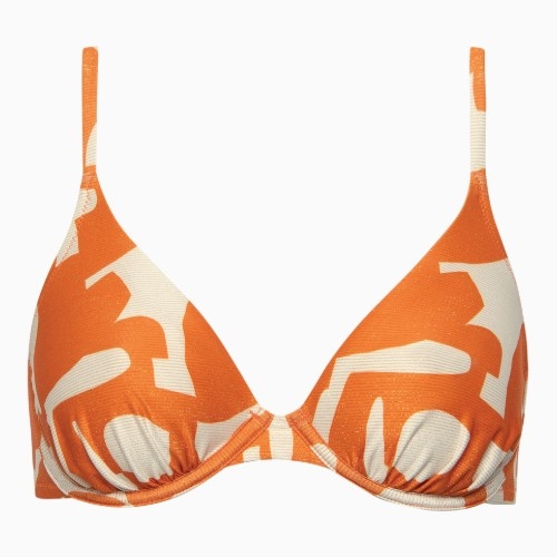 Lisca Swimwear Aswan orange soft-cup bikini bra