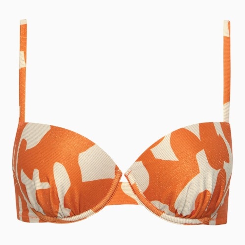 Lisca Swimwear Aswan orange padded bikini bra