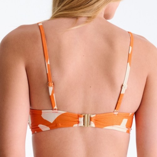 Lisca Swimwear Aswan orange soft-cup bikini bra