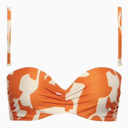 Lisca Swimwear Aswan orange soft-cup bikini bra