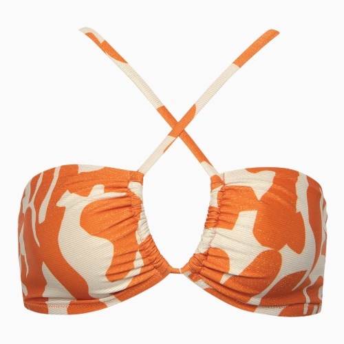 Lisca Swimwear Aswan orange soft-cup bikini bra