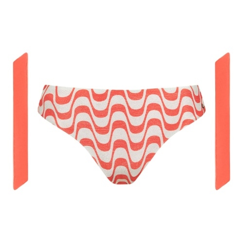 Lisca Swimwear Iceland coral bikini brief