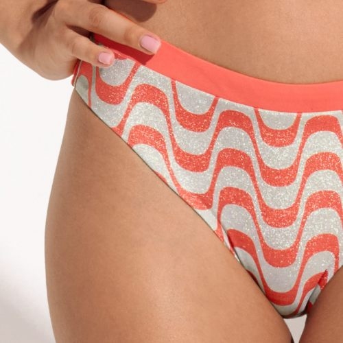 Lisca Swimwear Iceland coral bikini brief