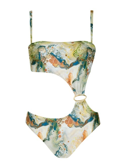 Lisca Swimwear Indonesia olive green bathingsuit