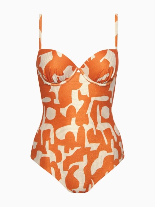 Lisca Swimwear Aswan orange bathingsuit