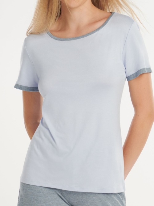 Lisca Nachtmode Laura ice blue sleep shirt