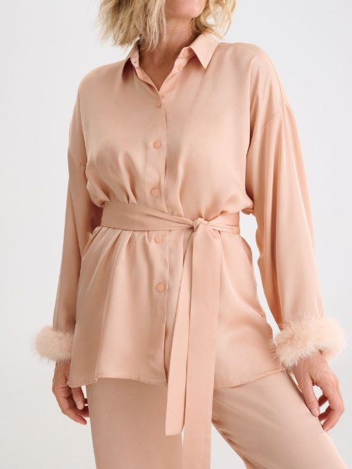 Lisca Nachtmode Passion rose with gold pajama