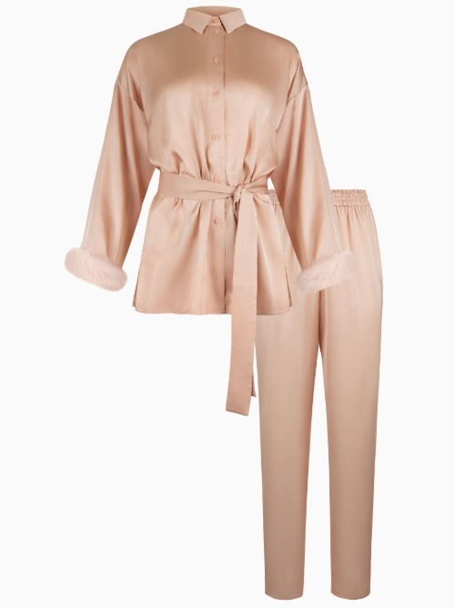 Lisca Nachtmode Passion rose with gold pajama