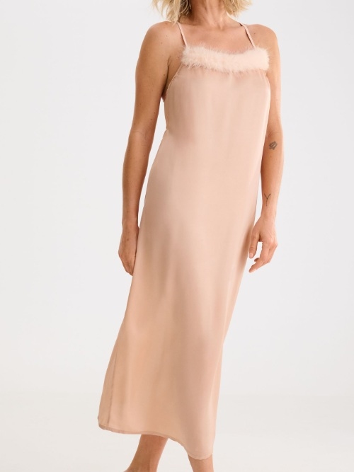 Lisca Nachtmode Passion rose with gold nightdress