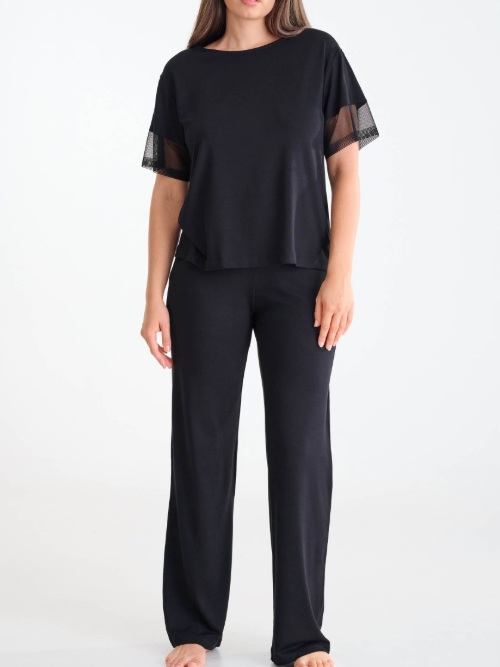 Lisca Nachtmode Sia black pajama