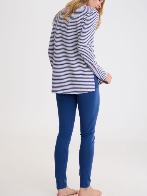 Lisca Nachtmode Infinity blue pajama
