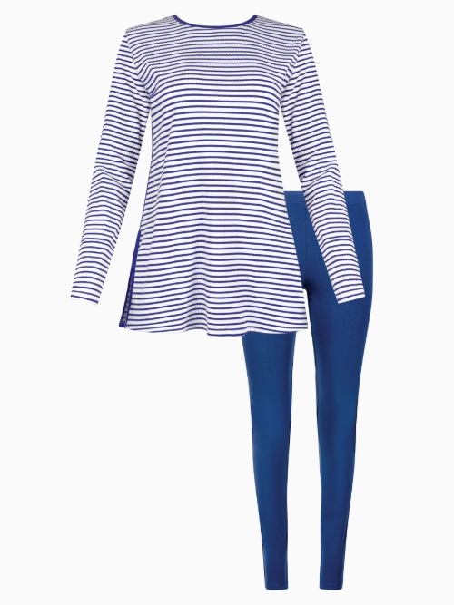 Lisca Nachtmode Infinity blue pajama