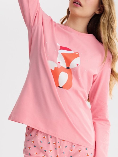 Lisca Nachtmode Foxy pink pajama