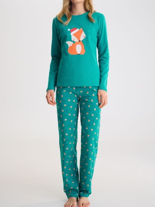 Lisca Nachtmode Foxy green pajama