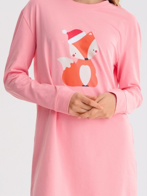 Lisca Nachtmode Foxy pink nightdress