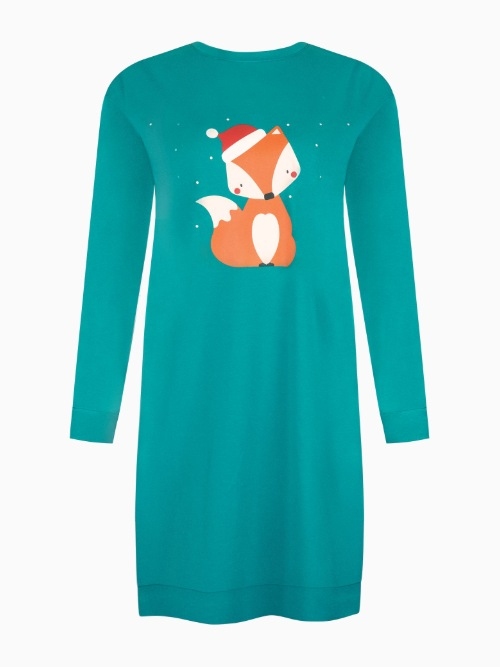 Lisca Nachtmode Foxy green nightdress