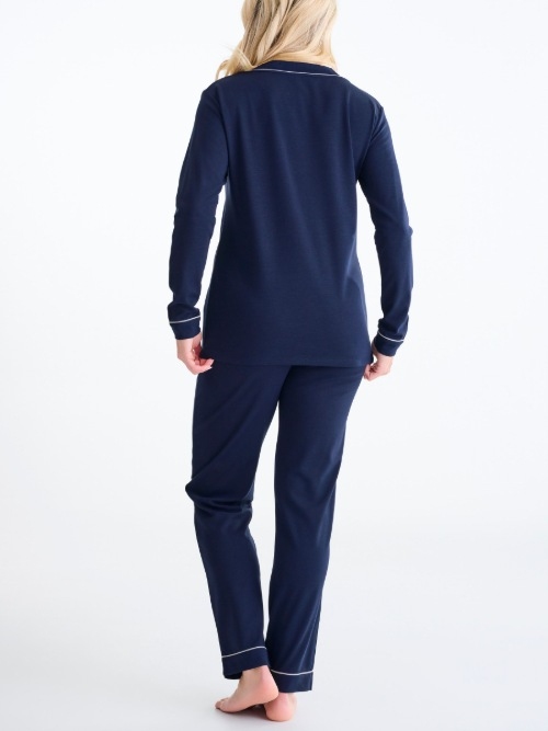 Lisca Nachtmode Tara navy blue pajama