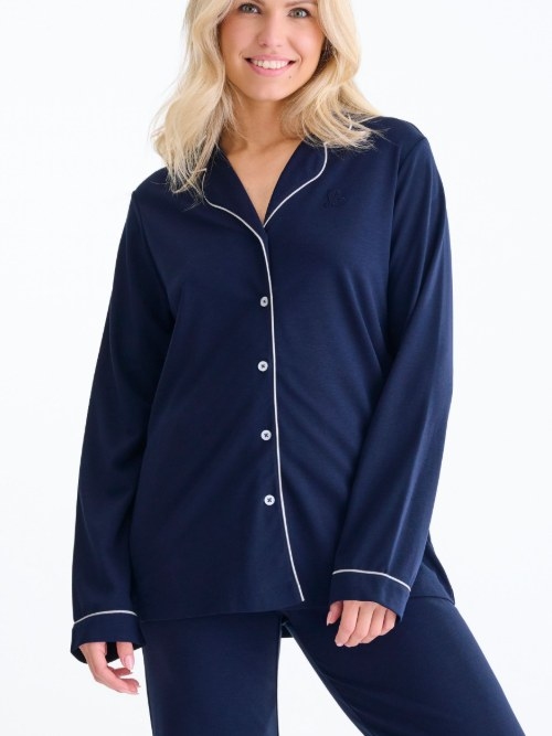 Lisca Nachtmode Tara navy blue pajama