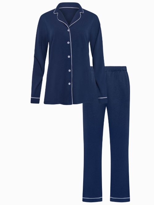 Lisca Nachtmode Tara navy blue pajama