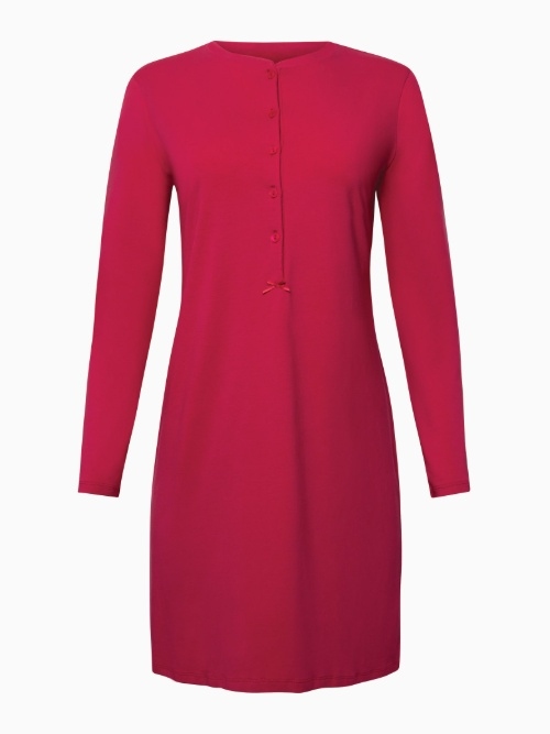 Lisca Nachtmode Cosy Nights cherry crimson nightdress