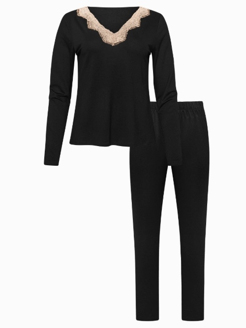Lisca Nachtmode Tania black pajama