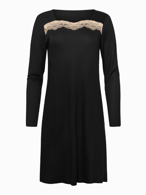 Lisca Nachtmode Tania black nightdress