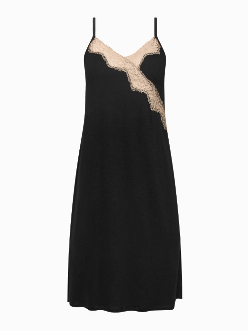 Lisca Nachtmode Tania black nightdress