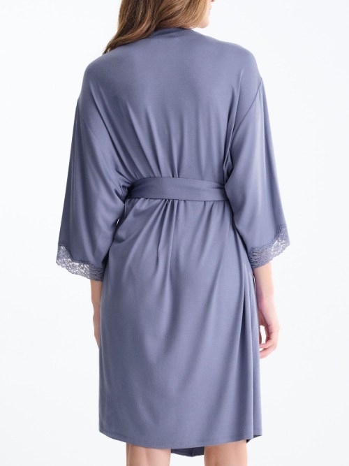 Lisca Nachtmode Tania lavender kimono
