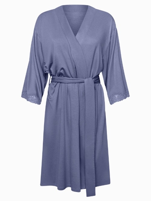 Lisca Nachtmode Tania lavender kimono