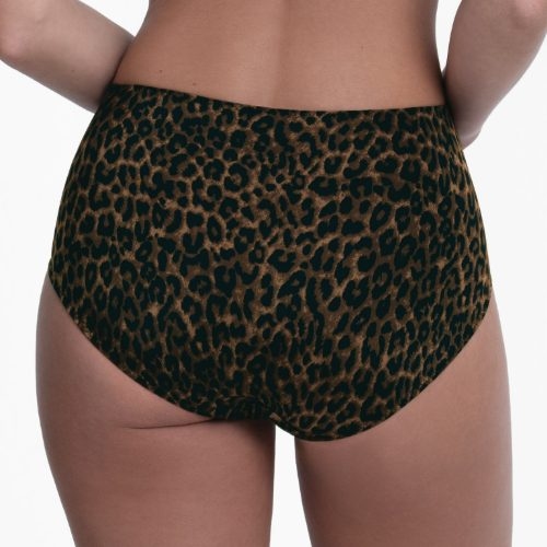 Rosa Faia Charlize gold cat high waist brief