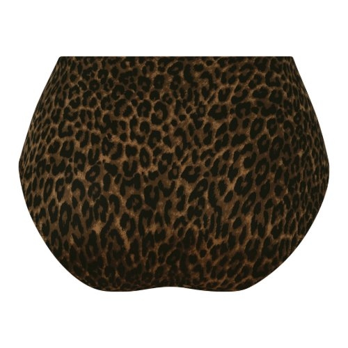Rosa Faia Charlize gold cat high waist brief