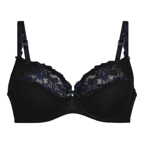Rosa Faia Suzette black non-padded bra
