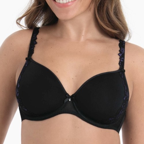 Rosa Faia Suzette black padded bra