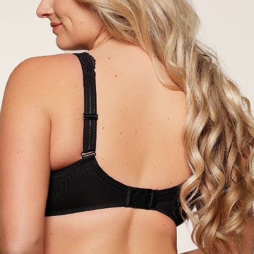 LingaDore Daily Uni Fit Plus Bra black/powder non-padded bra