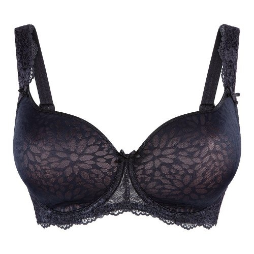 LingaDore Daily Uni Fit Plus Bra black/powder padded bra