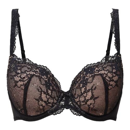 LingaDore Daily Basic black/powder padded bra