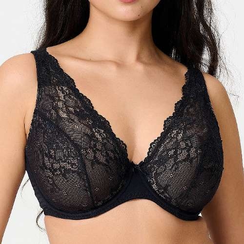 LingaDore Daily Triangel black/powder padded bra