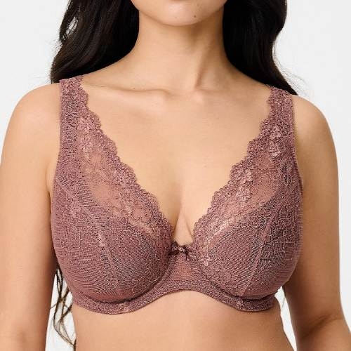 LingaDore Daily Triangel cognac padded bra