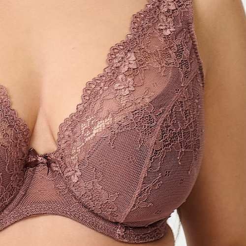 LingaDore Daily Triangel cognac padded bra