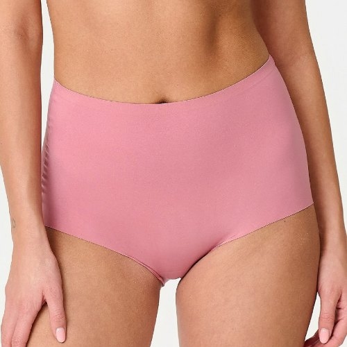 LingaDore Daily Basic dusty rose high waist brief