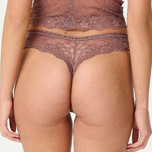 LingaDore Daily Basic cognac thong