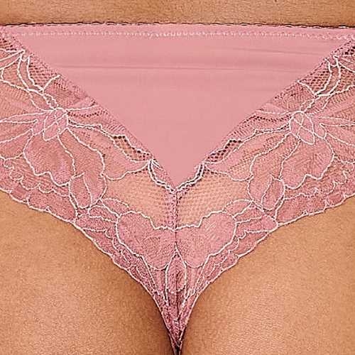 LingaDore Daily Basic old rose thong