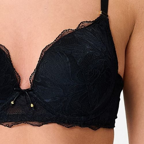 LingaDore Beauty in Black black push up bra