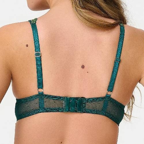 LingaDore Pine Green Lace pine green push up bra